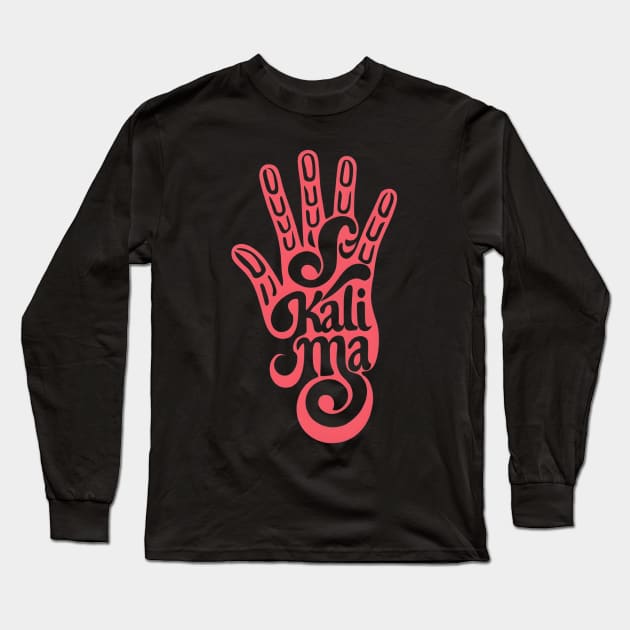 Kali Ma - Hand - Adventure Long Sleeve T-Shirt by Fenay-Designs